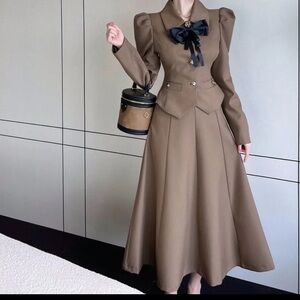 2 Piece Blazer/Skirt with bow